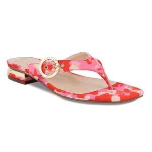 Jones New York Women's Verdree Thong Flat Sandals- Pink- Size 6